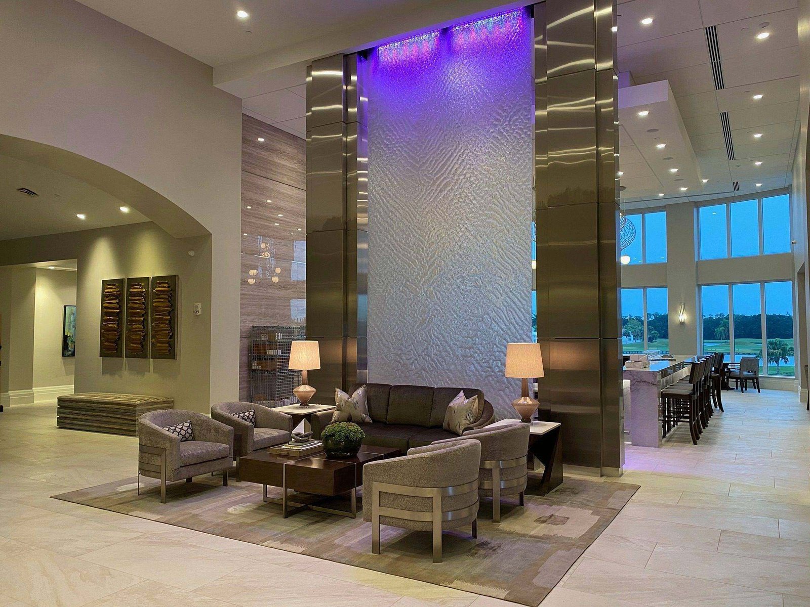 Stainless-Steel-Mesh-Water-Wall-at-Wycliffe-Country-Club-in-Palm-Beach-Florida-2-1