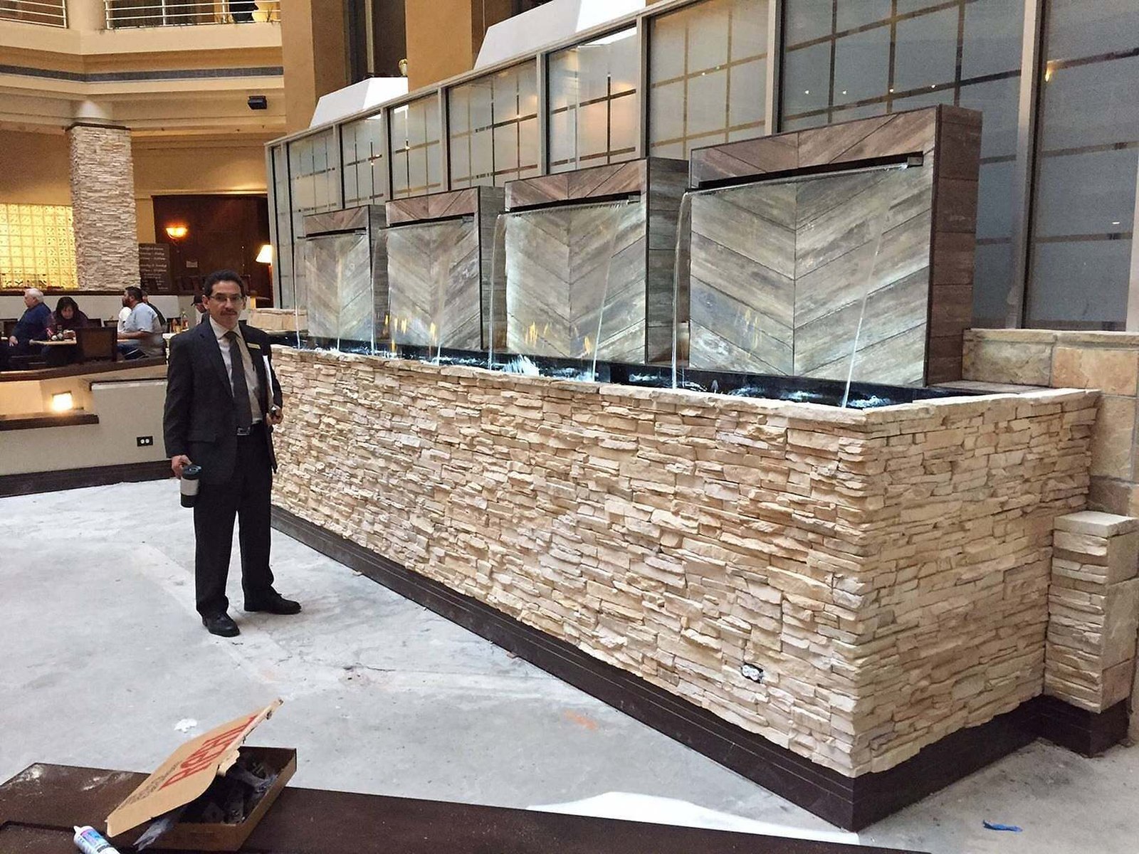 Weir-Freefalling-Waterfalls-with-Reflection-Pool-for-Embassy-Suites-Denver-Colorado