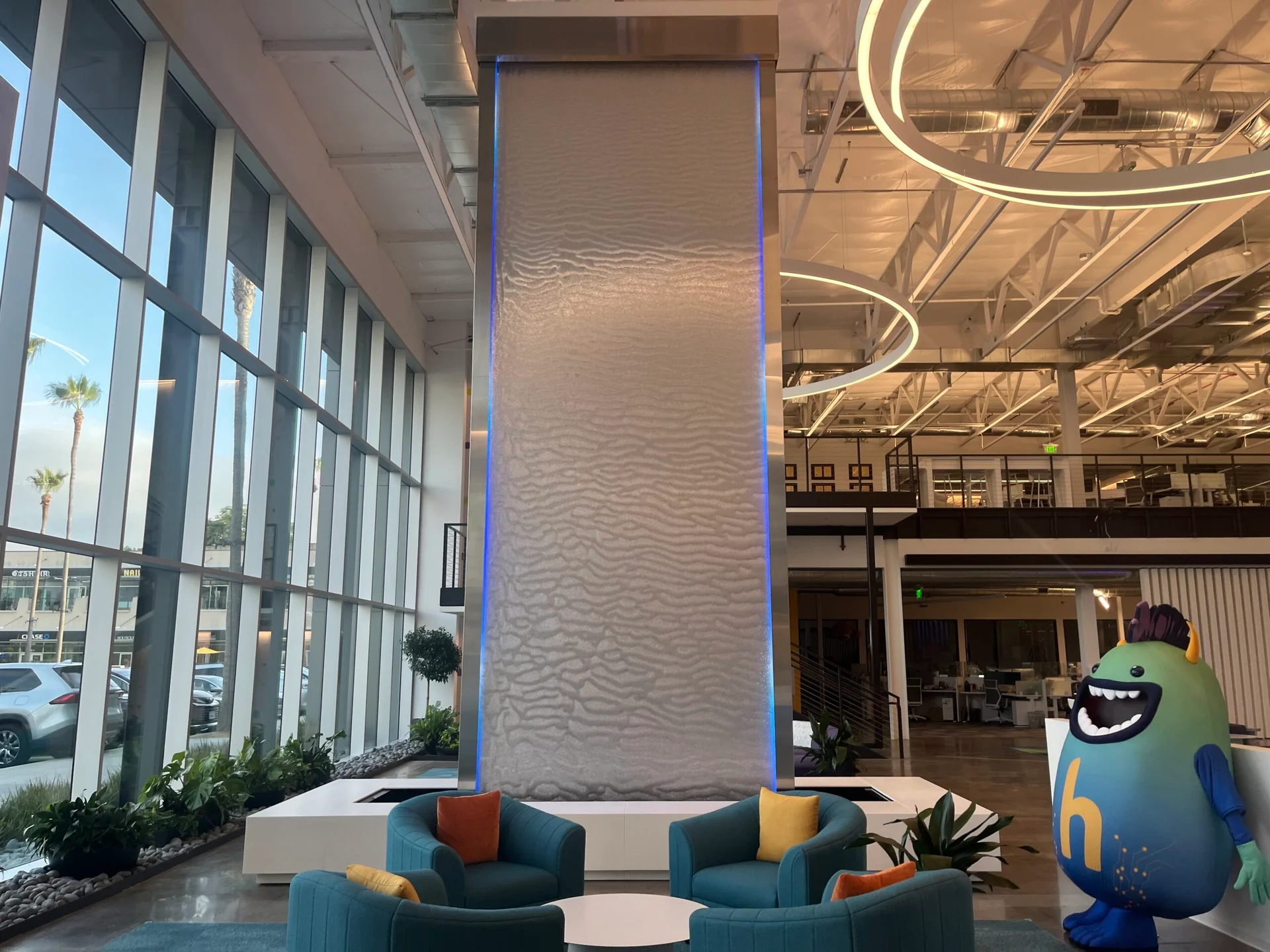 Mesh water wall at spm consumers direct in irvine california 11 scaled