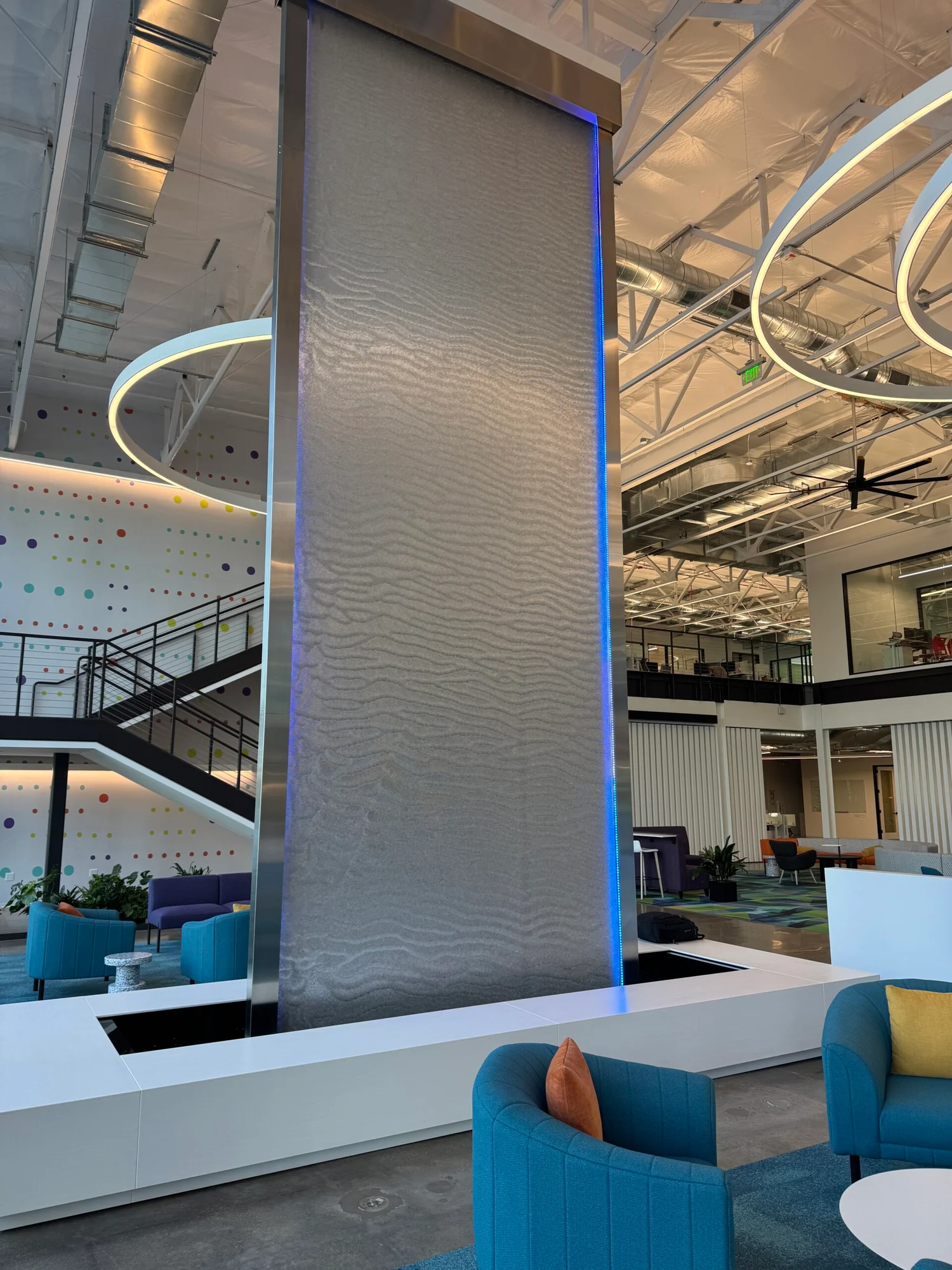 Mesh water wall at spm consumers direct in irvine california 8 scaled